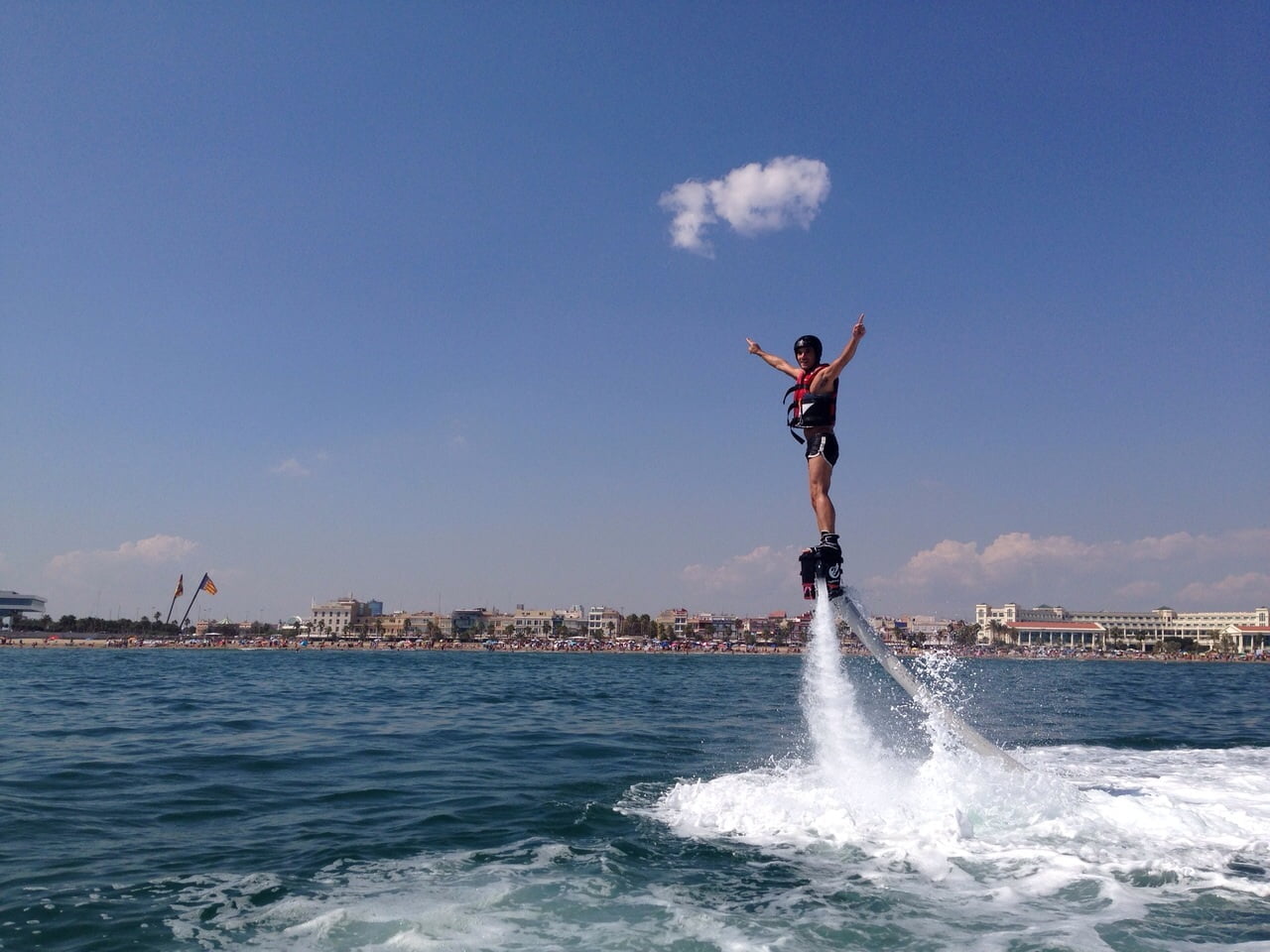 flyboard water activity in Valencia